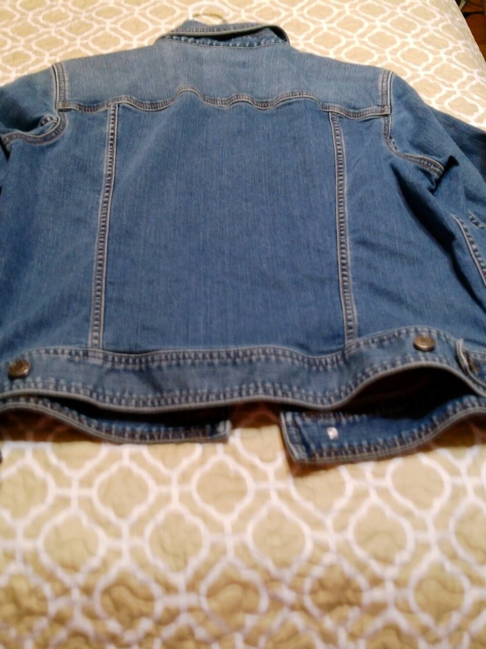TALBOTS DENIM JACKET SIZE XLARGE GOOD CONDITION - Picture 2 of 5